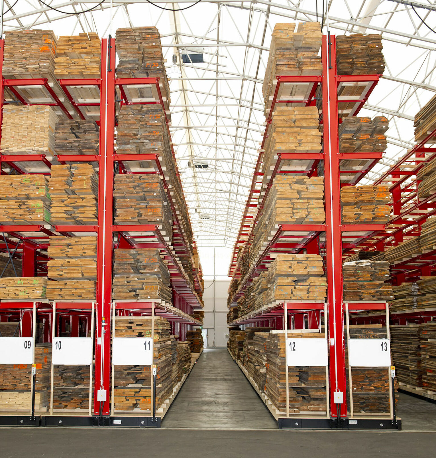 Cantilever racking timber trade