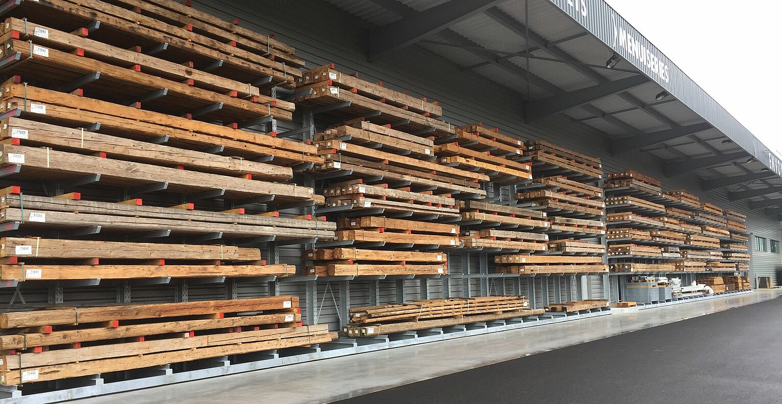 Cantilever racking timber trade