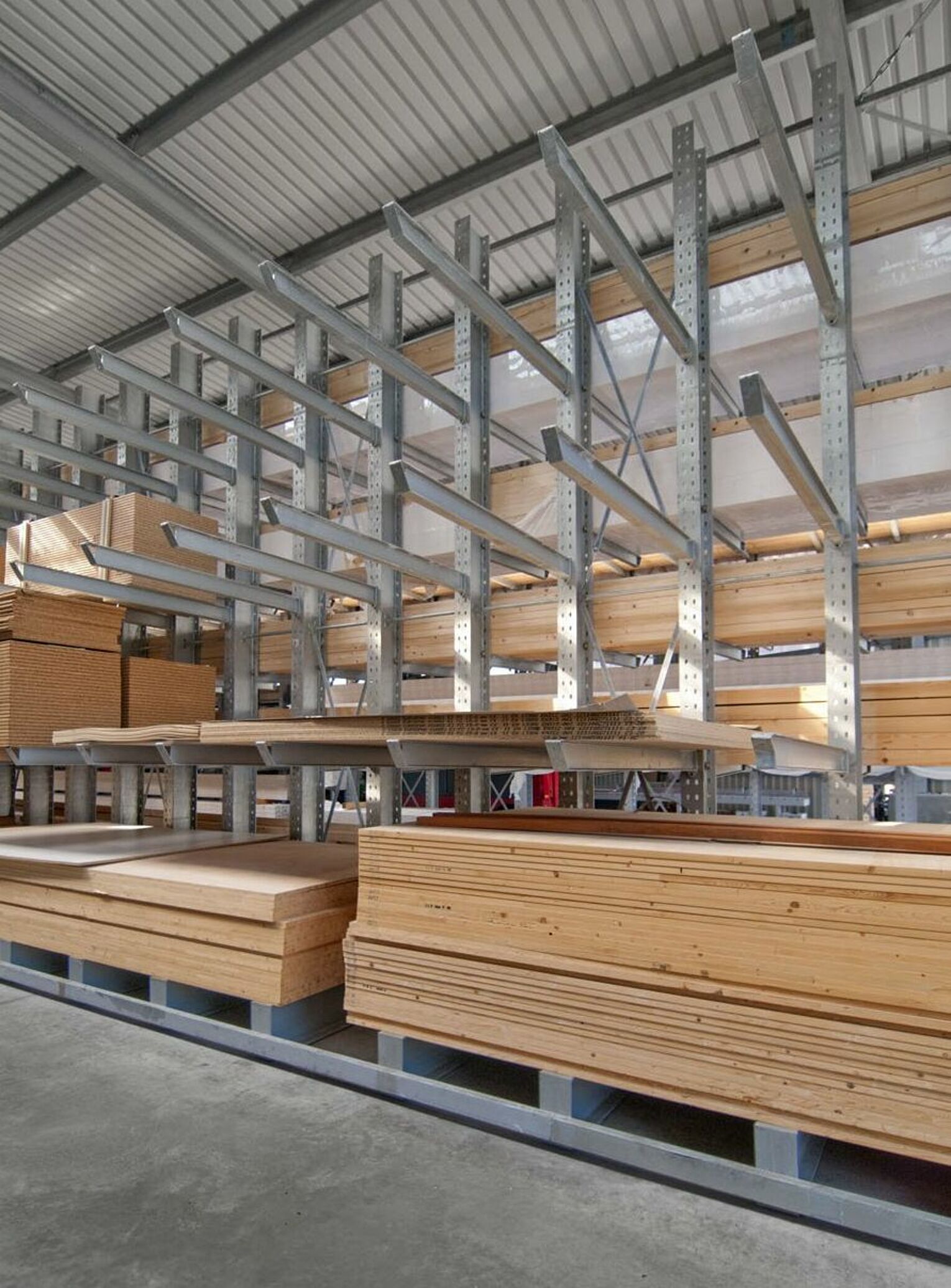 Cantilever racking timber trade